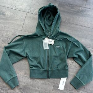 Kith Women Fallon Hoodie Chronicle Green 100% Cotton